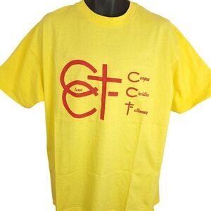 Campus Christian Fellowship T Shirt Vintage 90s College Club Mens Size XL